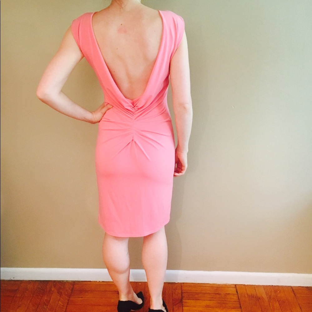 Marciano Barbie Pink/bubblegum Backless Cocktail Dress